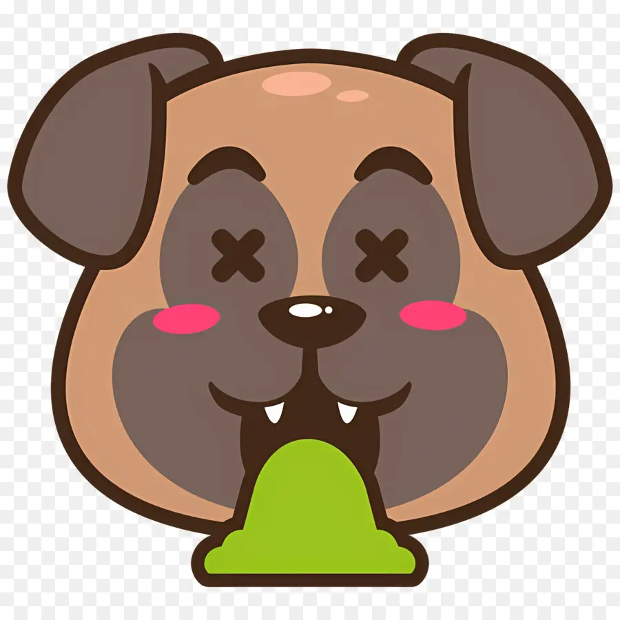 Emoji Anjing，Wajah Anjing PNG