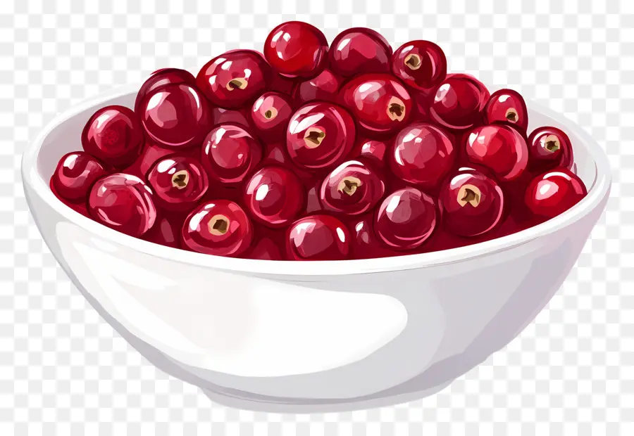 Kenikmatan Cranberry，Semangkuk Berry PNG