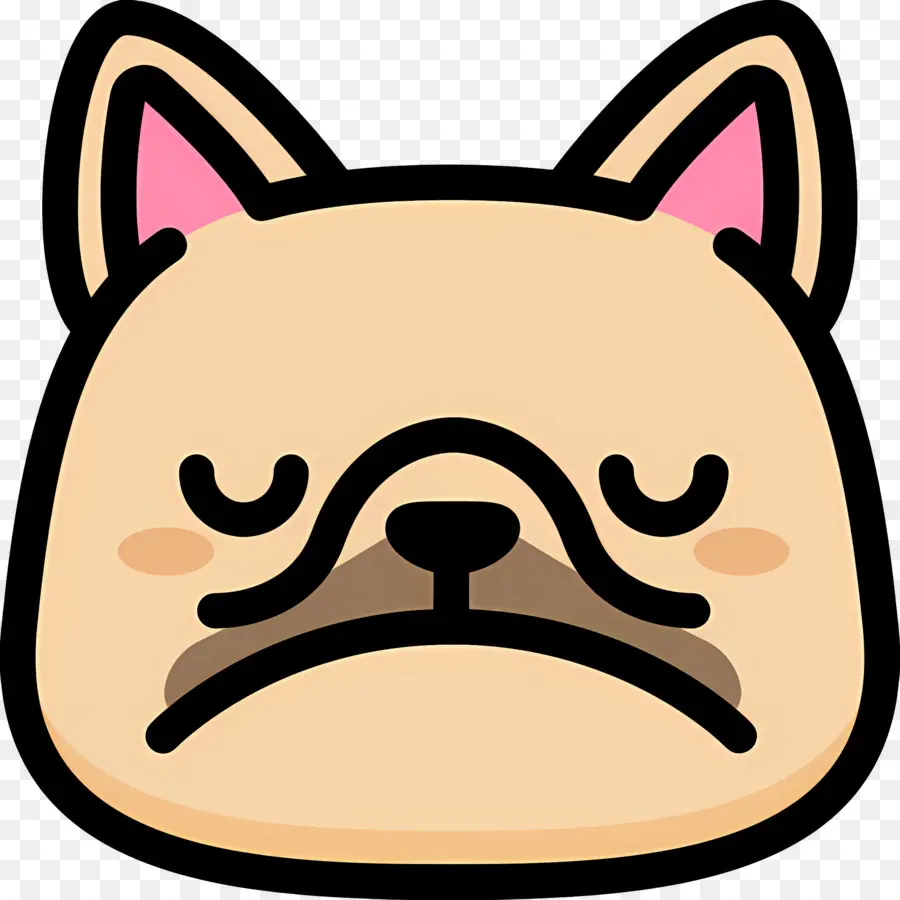 Emoji Anjing，Wajah Anjing PNG