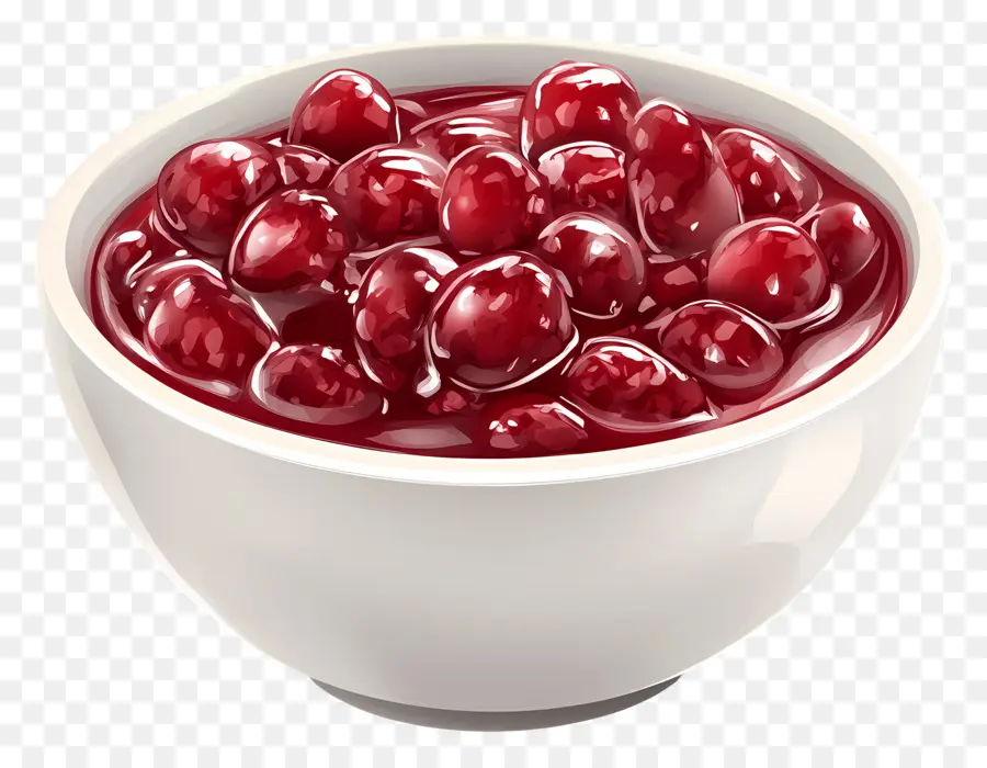 Kenikmatan Cranberry，Semangkuk Cranberry PNG