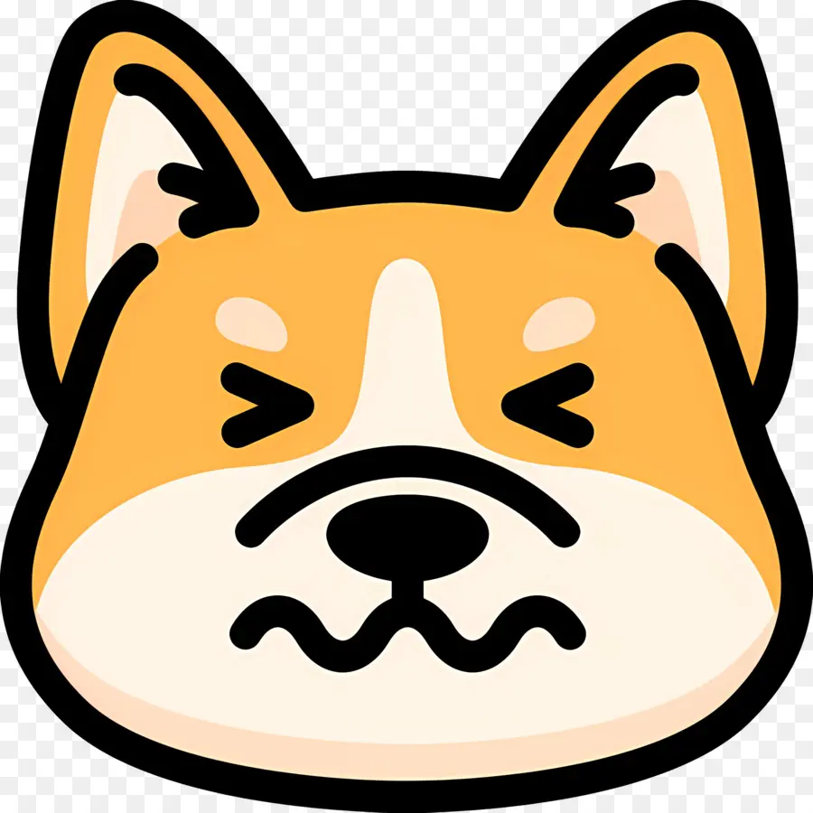 Emoji Anjing，Shiba Inu PNG