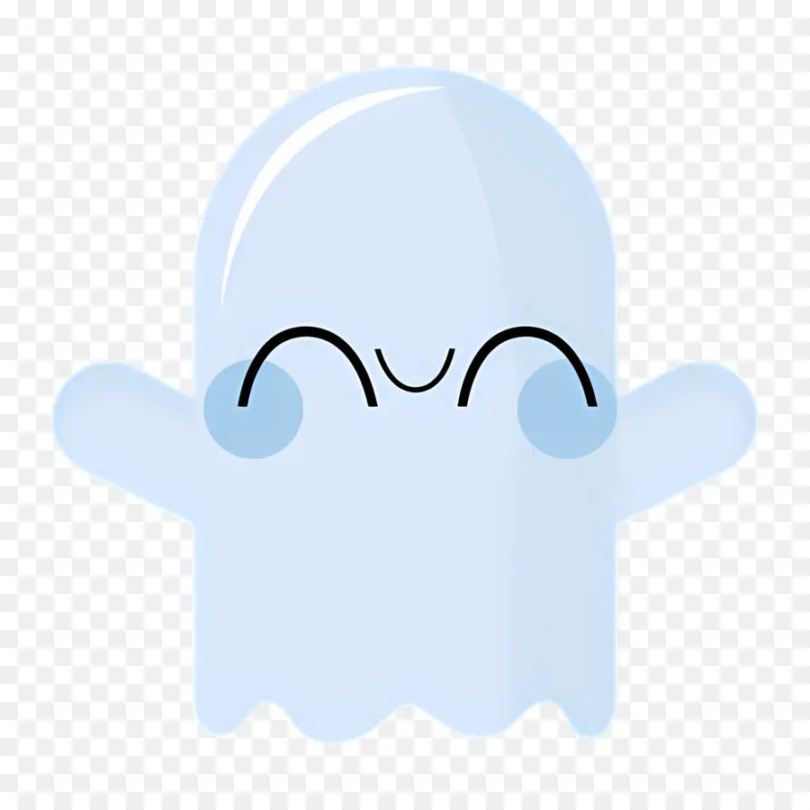 Emoji Hantu，Hantu Biru PNG