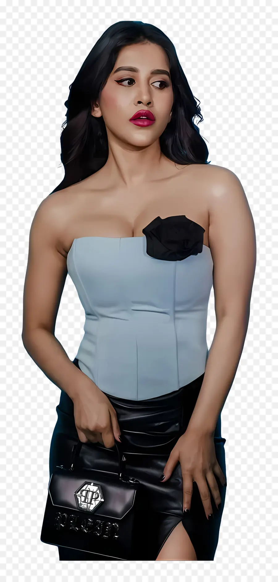 Nabha Natesh，Wanita Berbaju Biru PNG