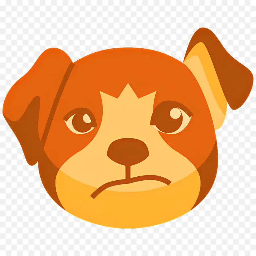 Emoji Anjing，Anjing Memerah PNG