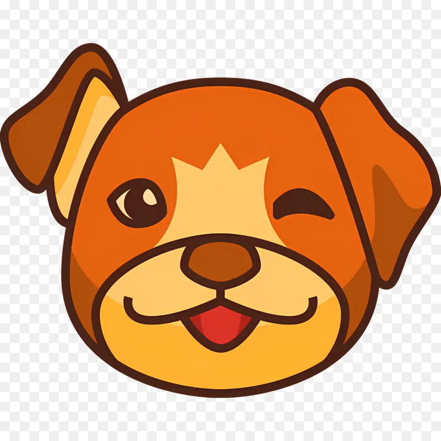 Emoji Anjing，Anjing Cinta PNG