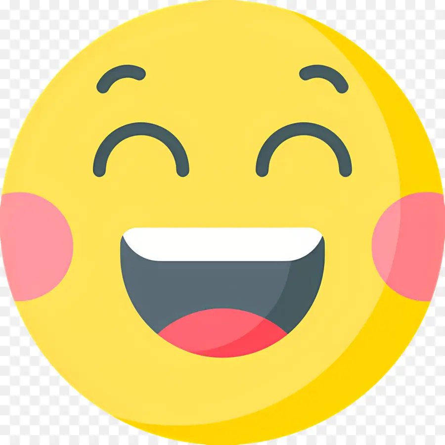 Emoji Tertawa，Senang PNG