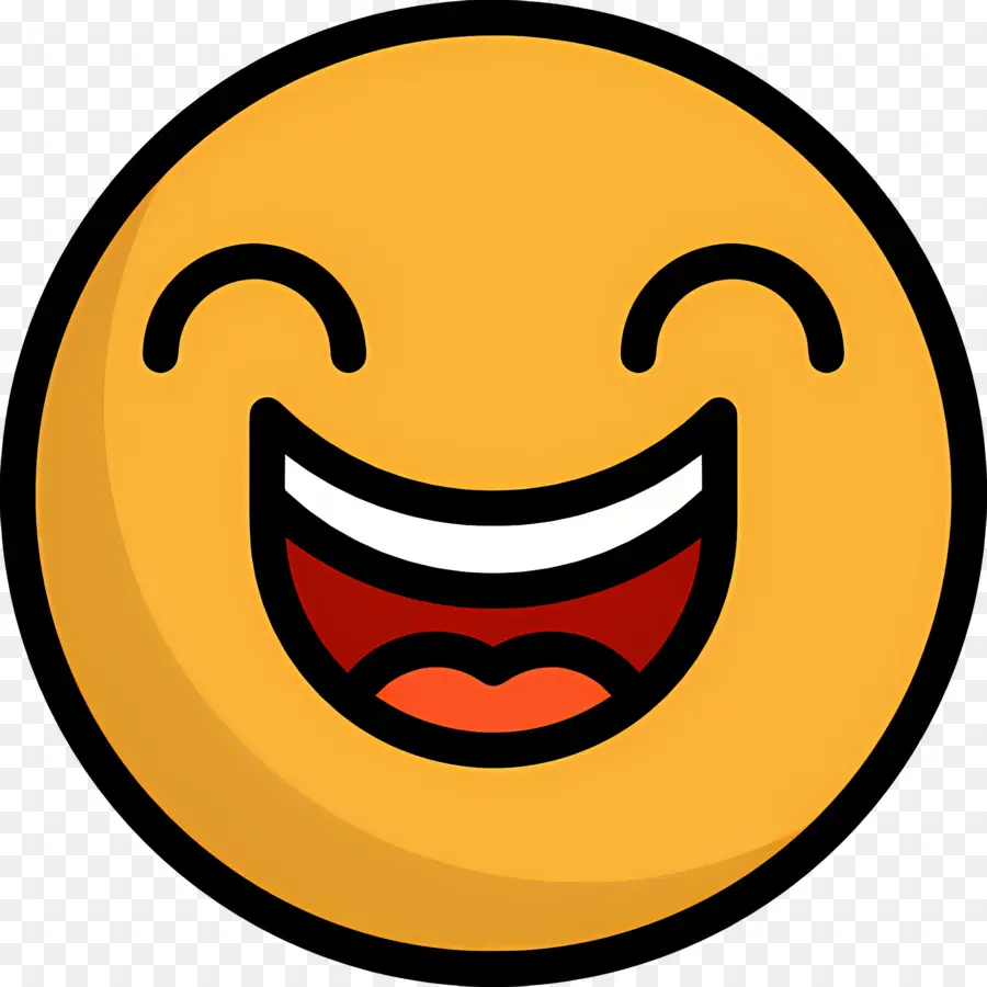 Emoji Tertawa，Senang PNG