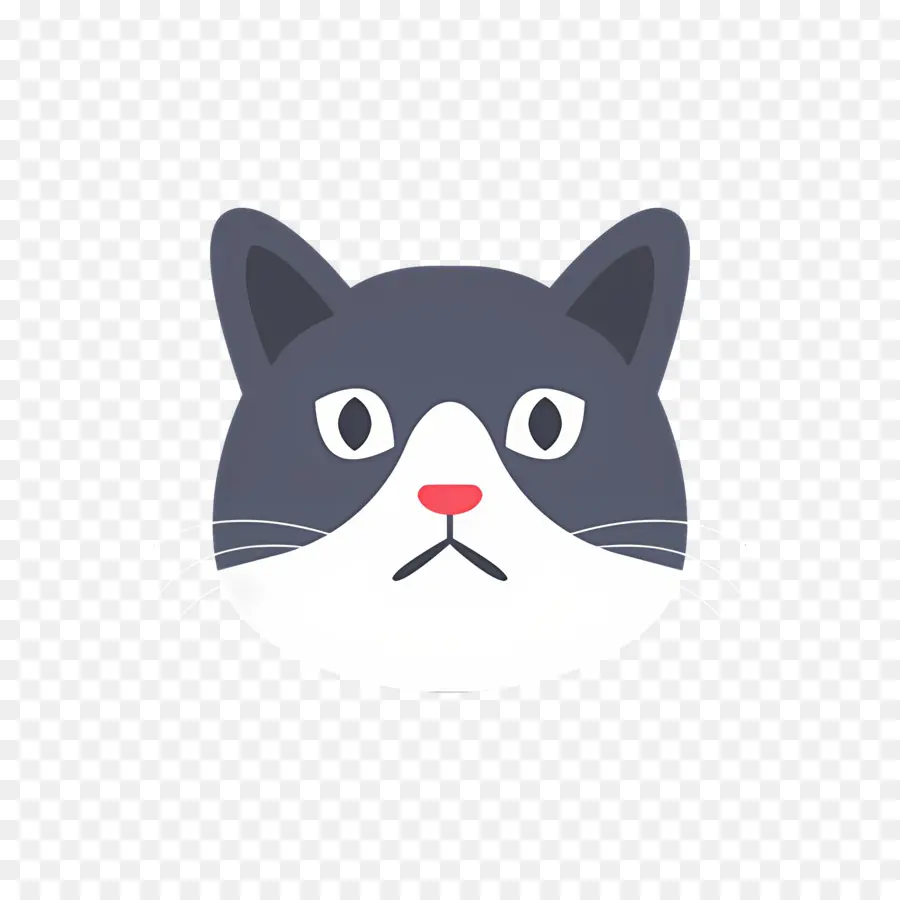 Emoji Kucing，Kucing Serius PNG