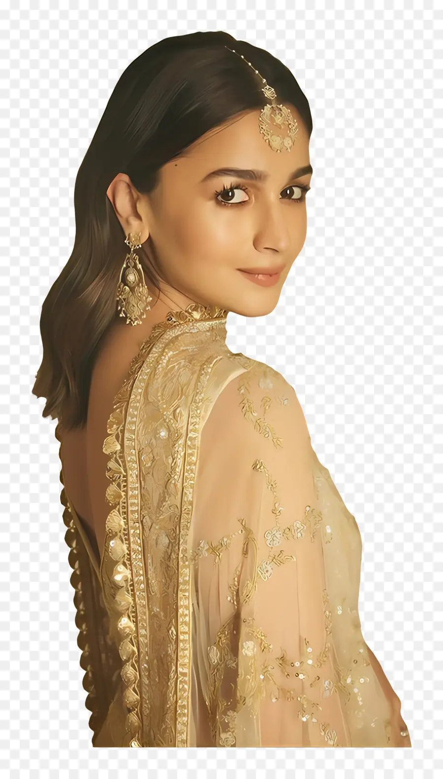 Alia Bhatt，Wanita Dalam Pakaian Tradisional PNG