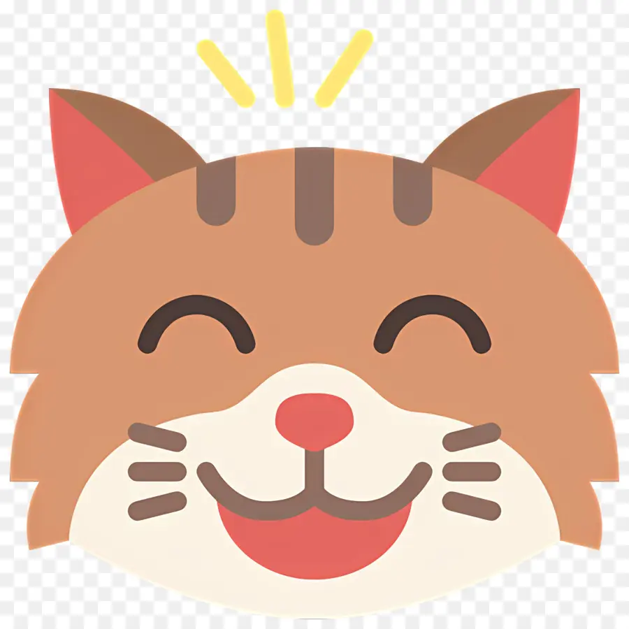 Emoji Kucing，Kucing Mengedipkan Mata PNG