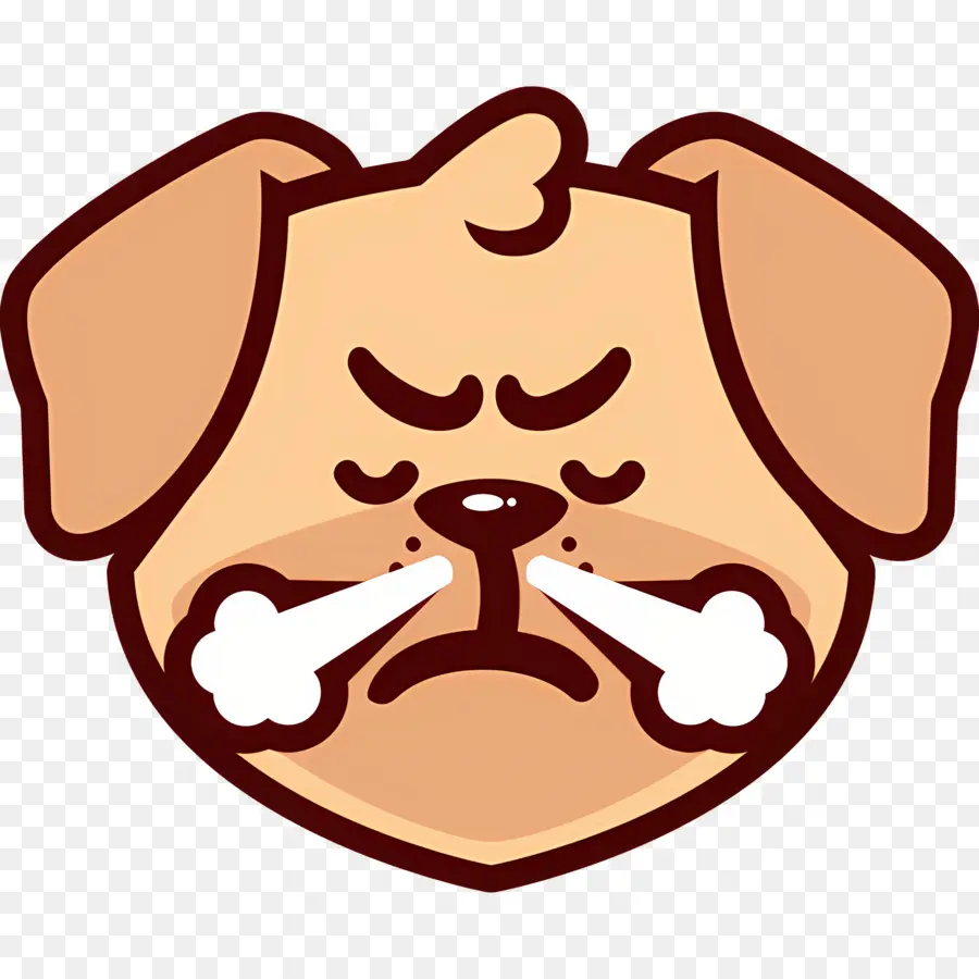 Emoji Anjing，Anjing Marah PNG