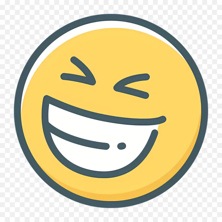 Emoji Tertawa，Senang PNG