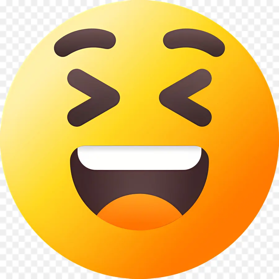 Emoji Tertawa，Senang PNG