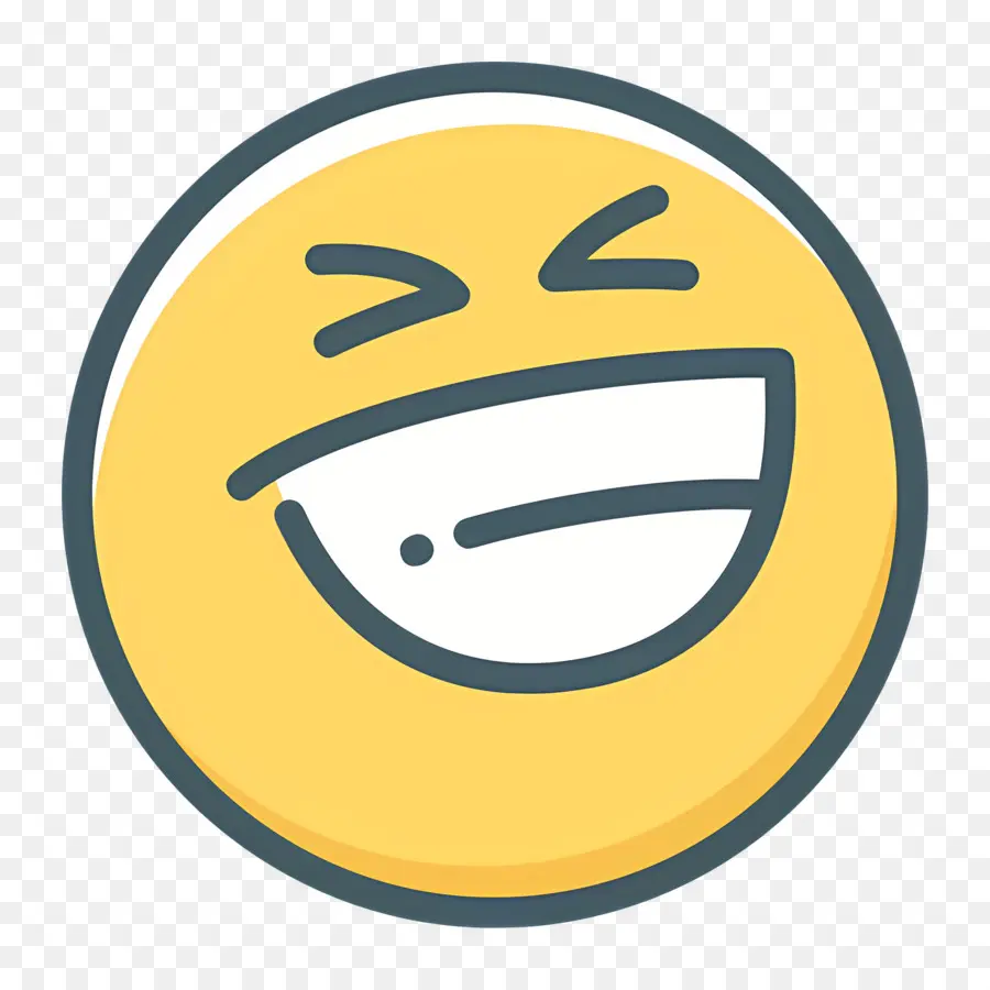 Emoji Tertawa，Senang PNG