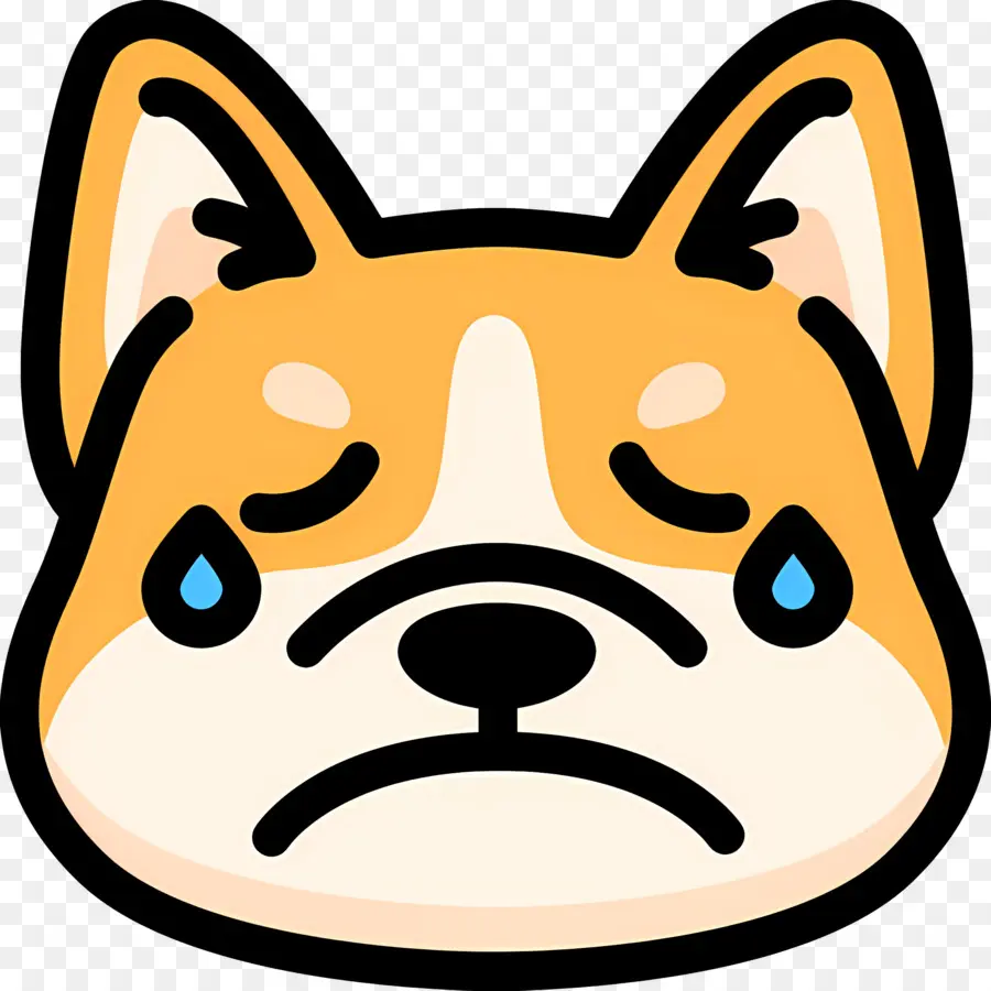 Emoji Anjing，Wajah Anjing PNG