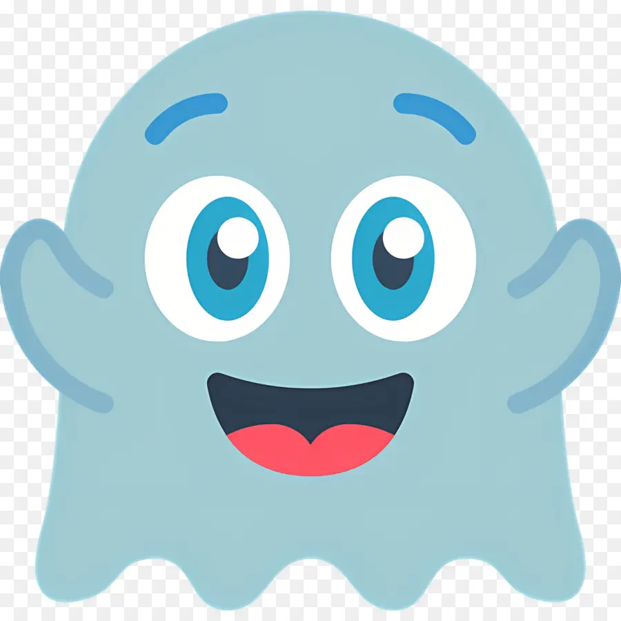 Emoji Hantu，Hantu Bahagia PNG