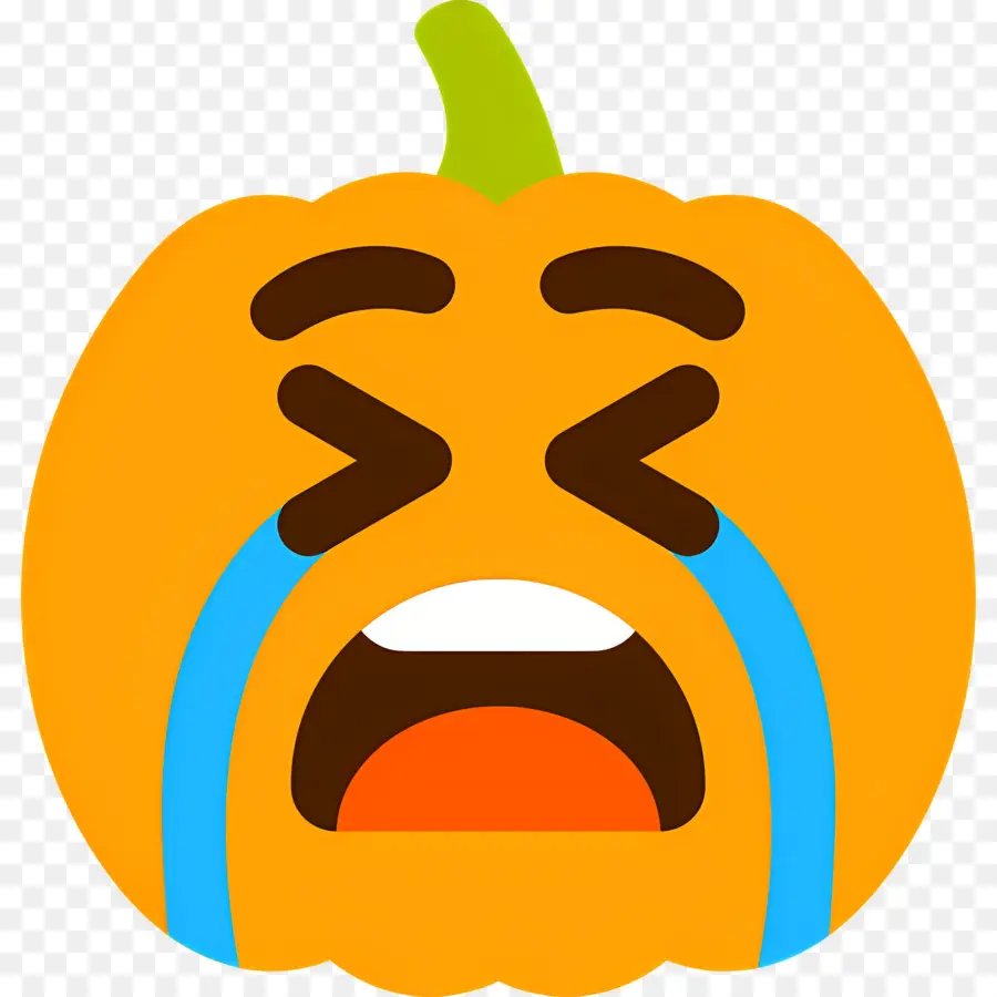 Emoji Menangis，Labu Menangis PNG