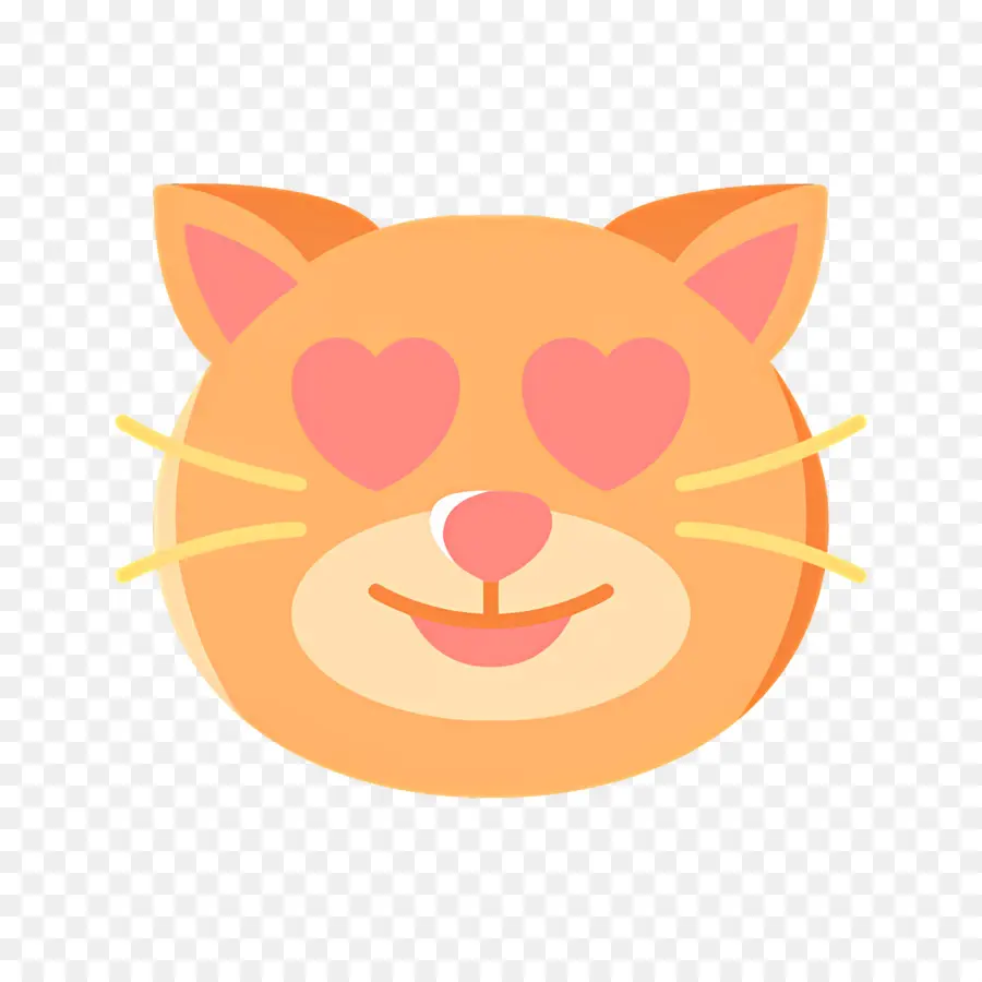 Emoji Kucing，Wajah Kucing PNG