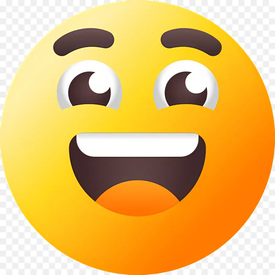 Emoji Tertawa，Senang PNG