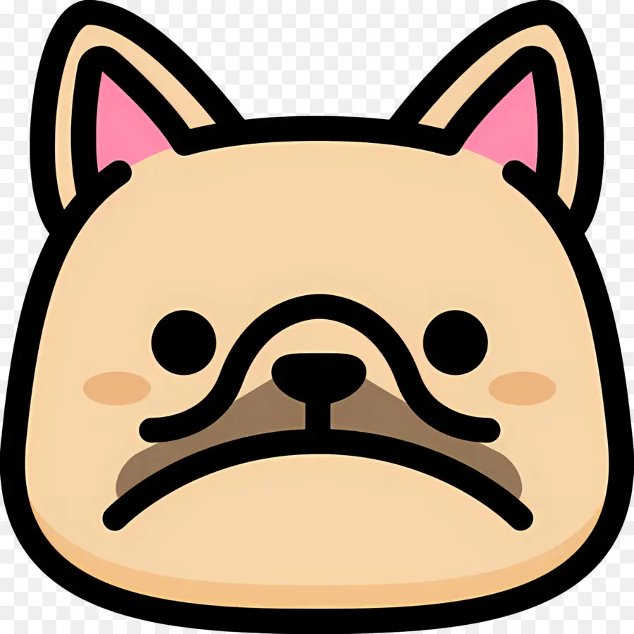 Emoji Anjing，Wajah Anjing PNG