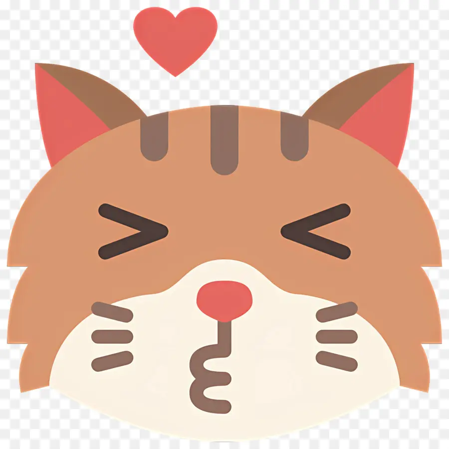 Emoji Kucing，Kucing Mengedipkan Mata PNG