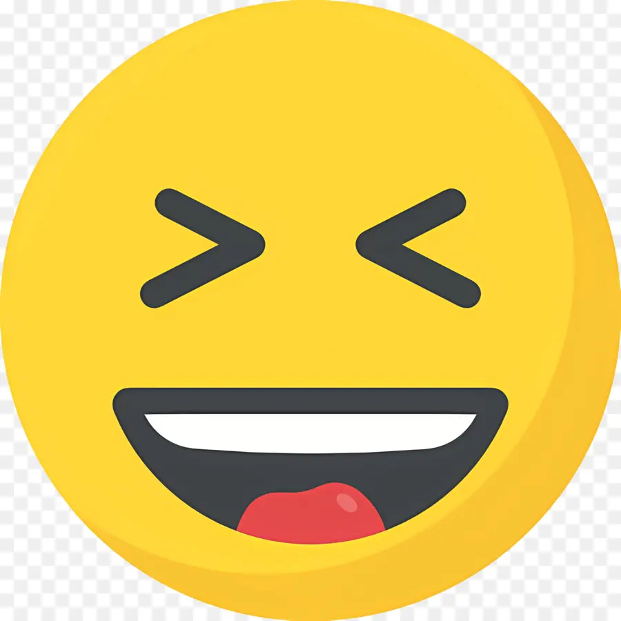 Emoji Tertawa，Wajah Tertawa PNG