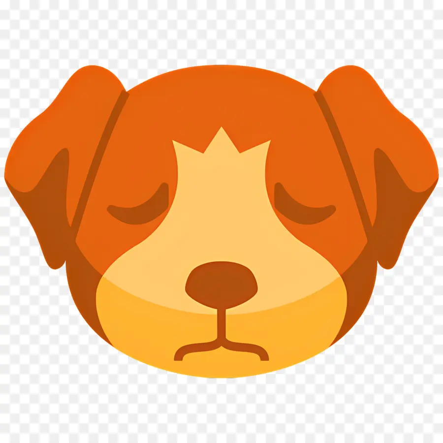 Emoji Anjing，Anjing Memerah PNG