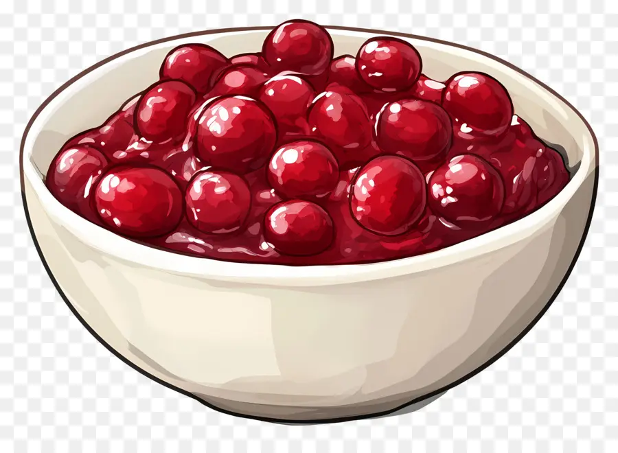 Kenikmatan Cranberry，Semangkuk Cranberry PNG