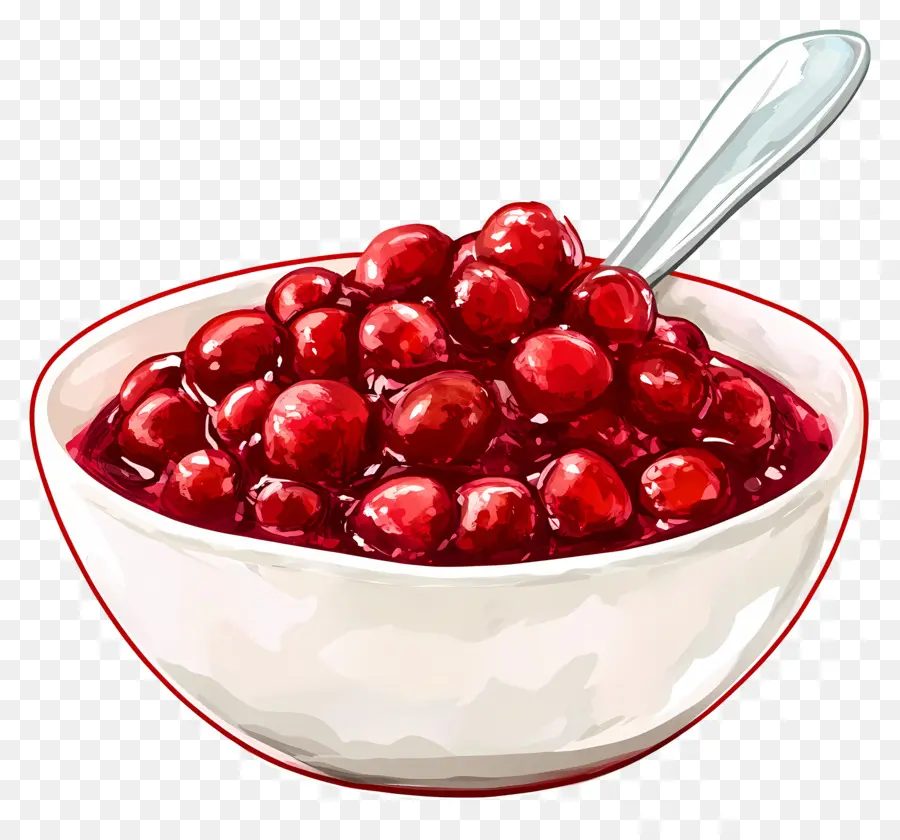 Kenikmatan Cranberry，Semangkuk Cranberry PNG