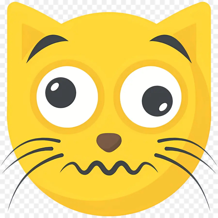 Emoji Kucing，Wajah Kucing PNG