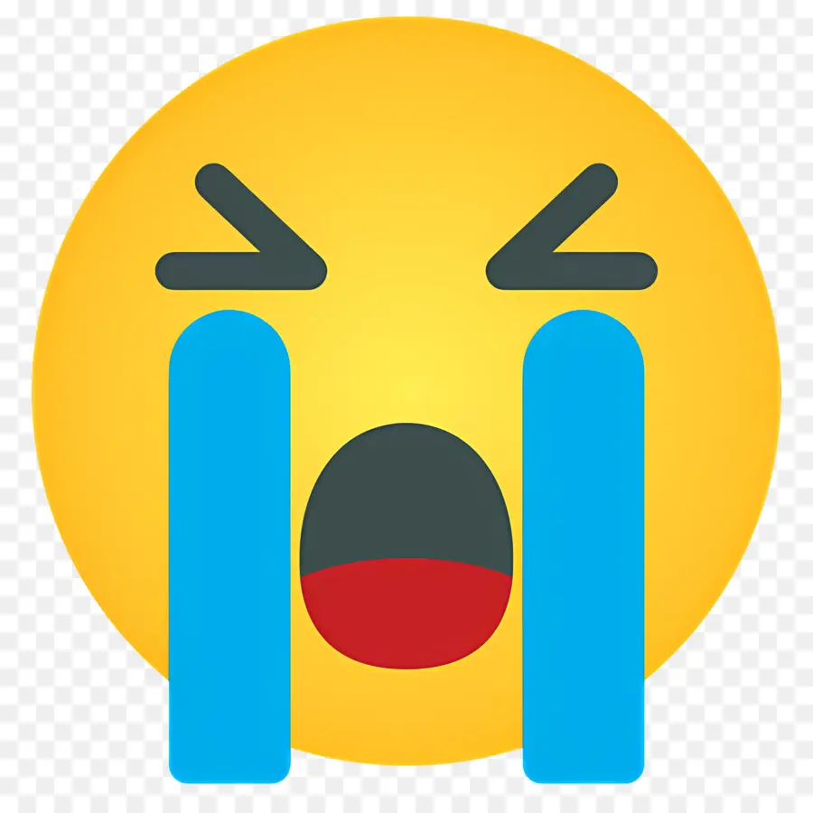 Emoji Menangis，Wajah Menangis PNG