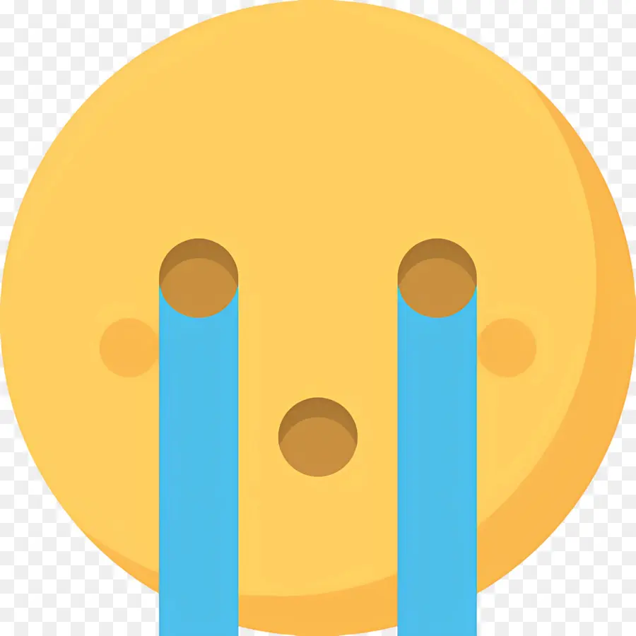 Emoji Menangis，Wajah Menangis PNG