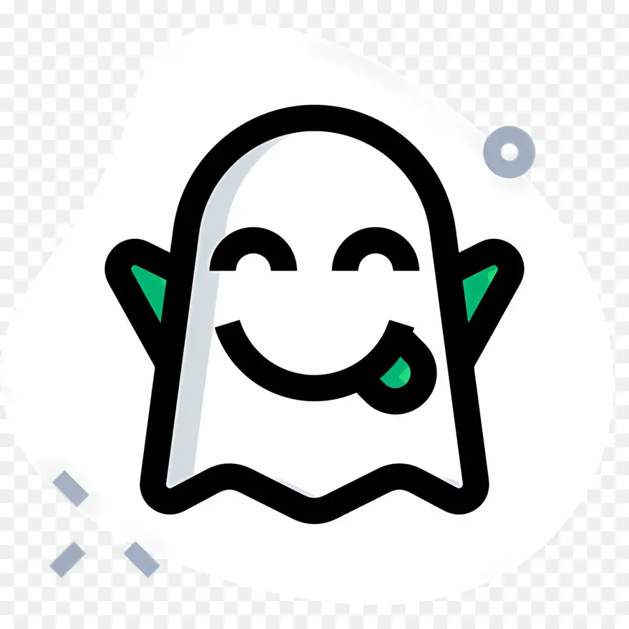 Emoji Hantu，Hantu Bahagia PNG