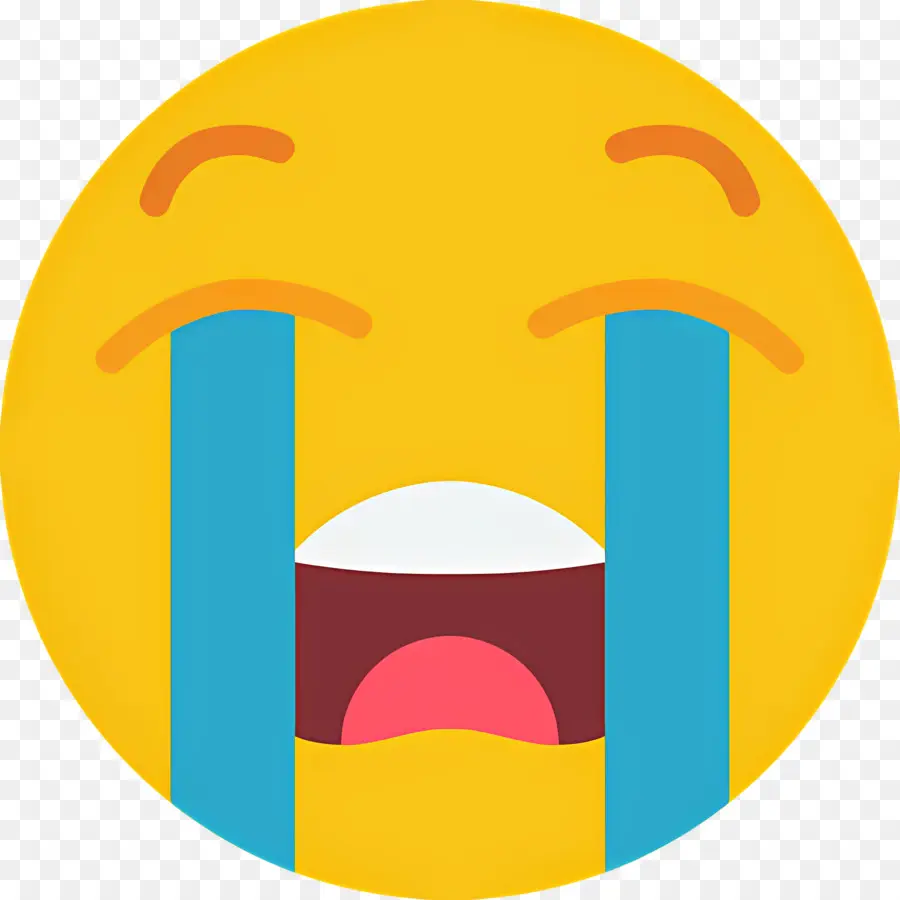 Emoji Menangis，Wajah Menangis PNG