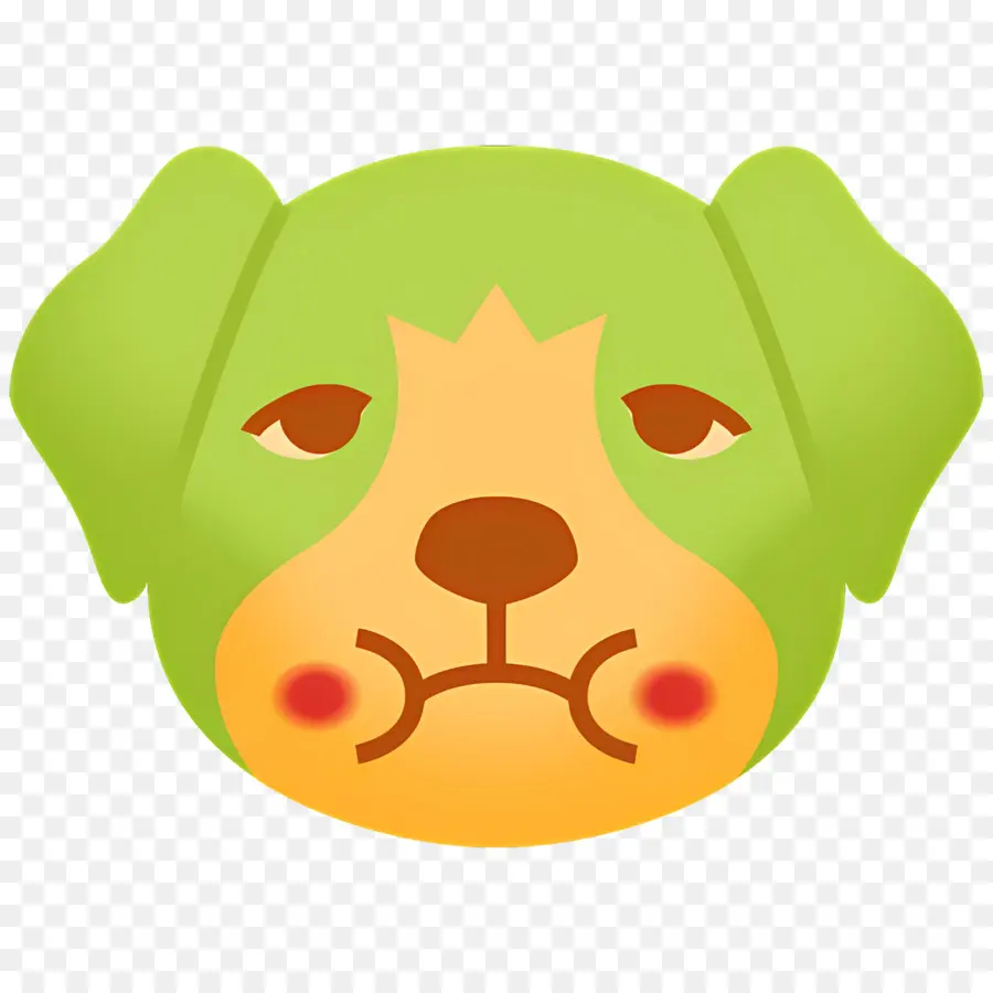 Emoji Anjing，Anjing Pemarah PNG