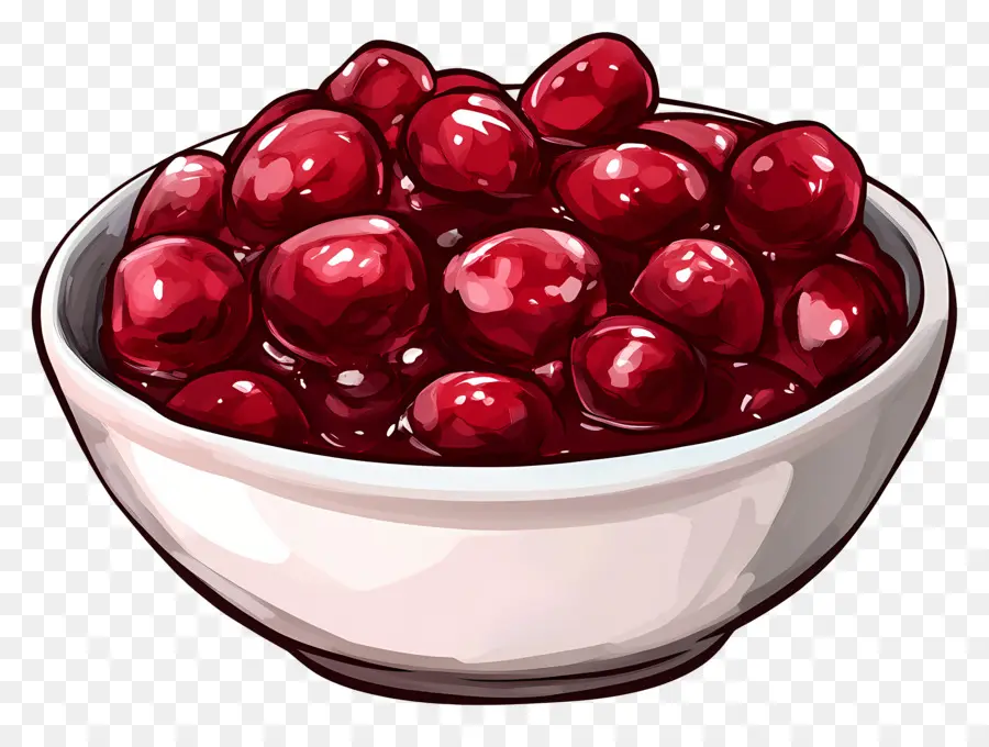 Kenikmatan Cranberry，Semangkuk Cranberry PNG