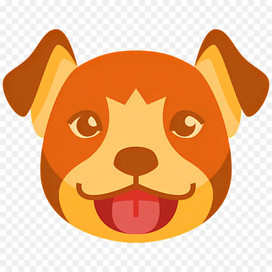 Emoji Anjing，Anjing Memerah PNG