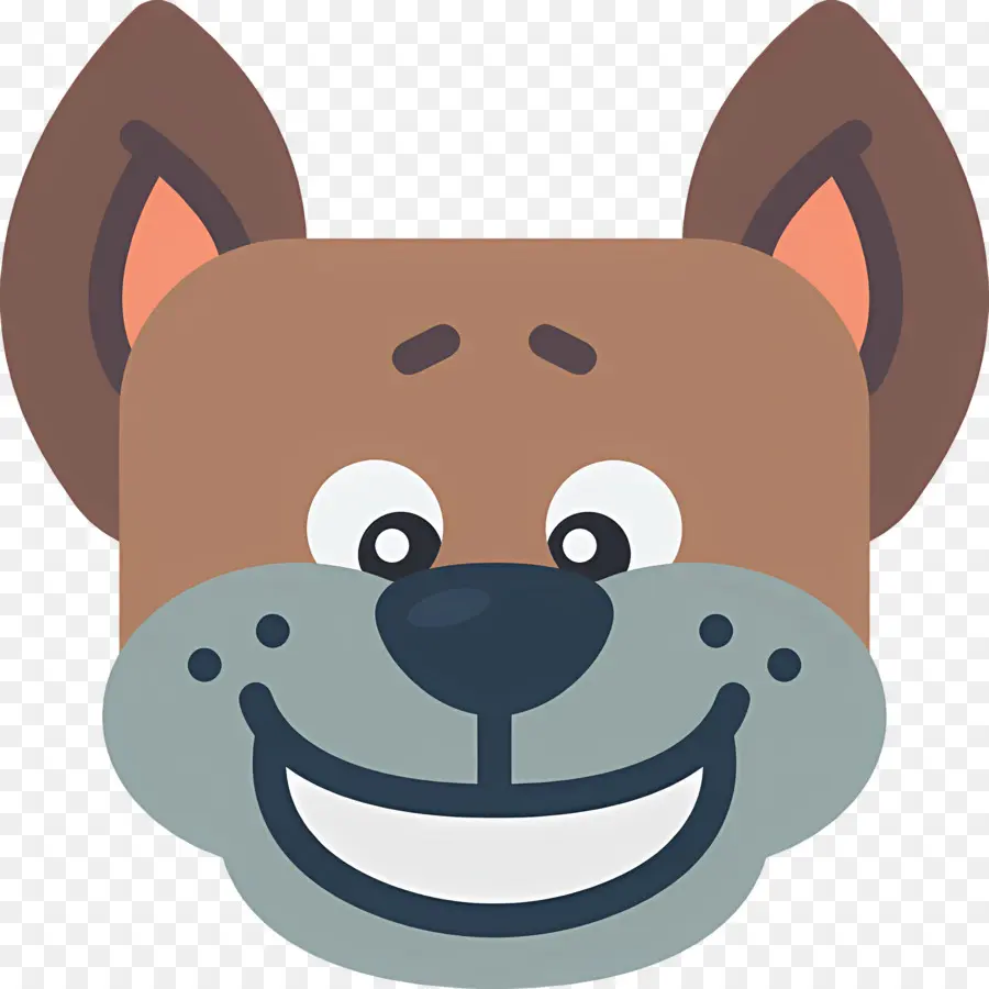 Emoji Anjing，Wajah Anjing PNG