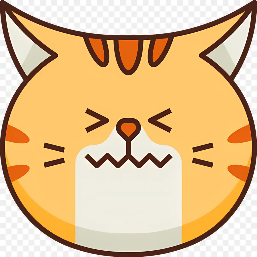 Emoji Kucing，Kucing Sedih PNG