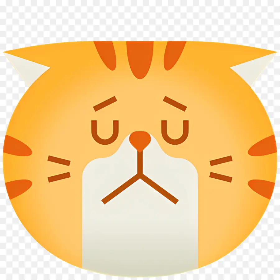 Emoji Kucing，Kucing Sedih PNG