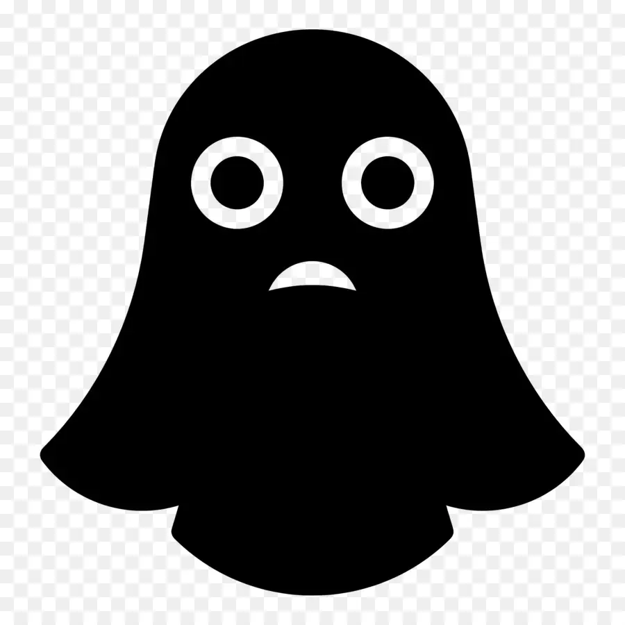 Emoji Hantu，Hantu Dengan Mata Berputar PNG