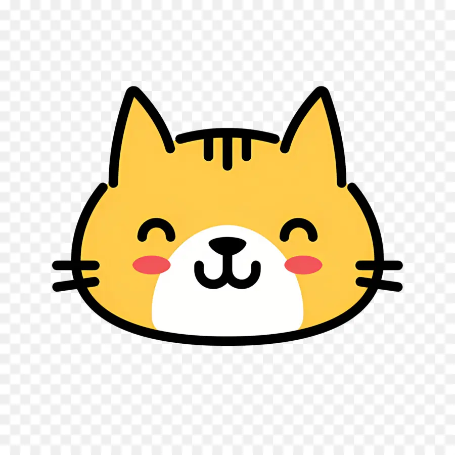 Emoji Kucing，Mencium Kucing PNG