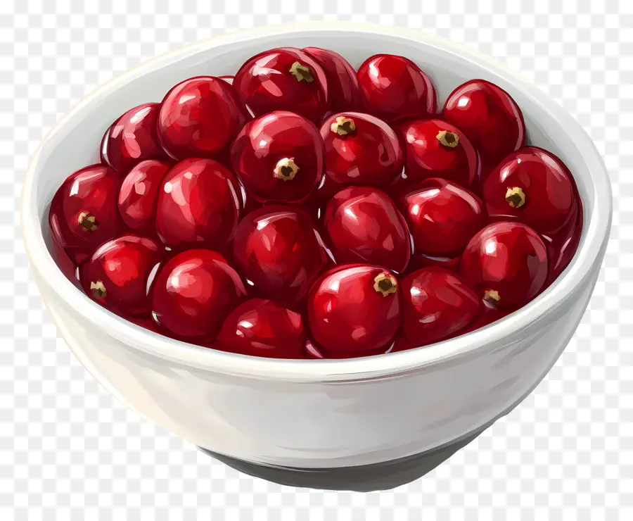 Kenikmatan Cranberry，Semangkuk Berry PNG