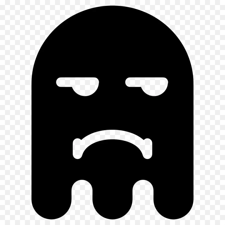 Emoji Hantu，Hantu Yang Menyedihkan PNG