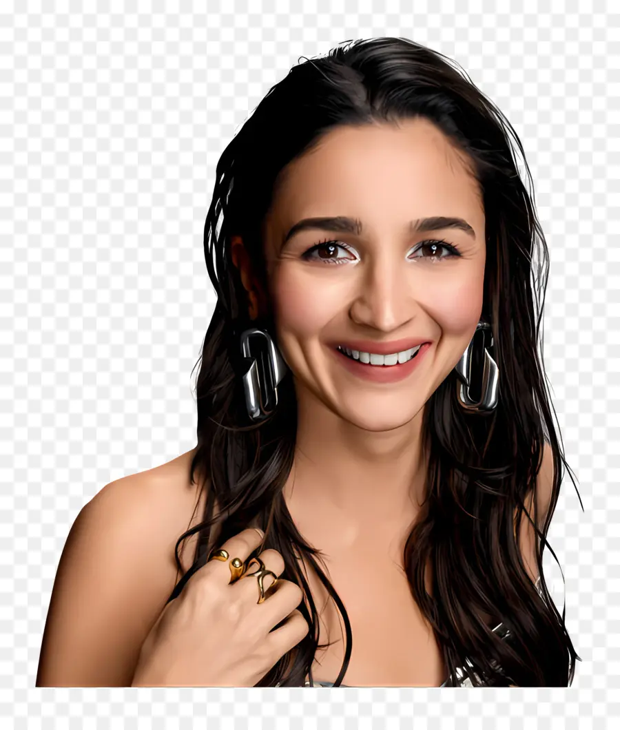 Alia Bhatt，Wanita Tersenyum PNG