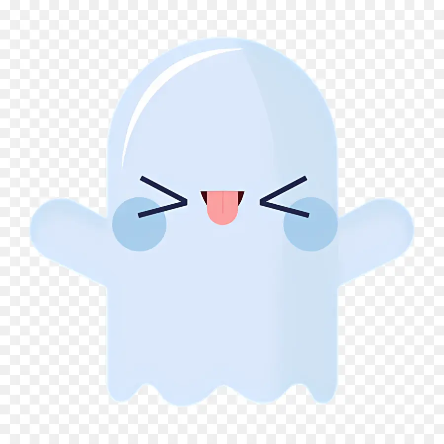 Emoji Hantu，Hantu Biru PNG