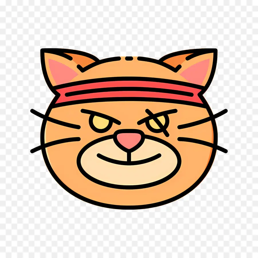 Emoji Kucing，Kucing Marah PNG