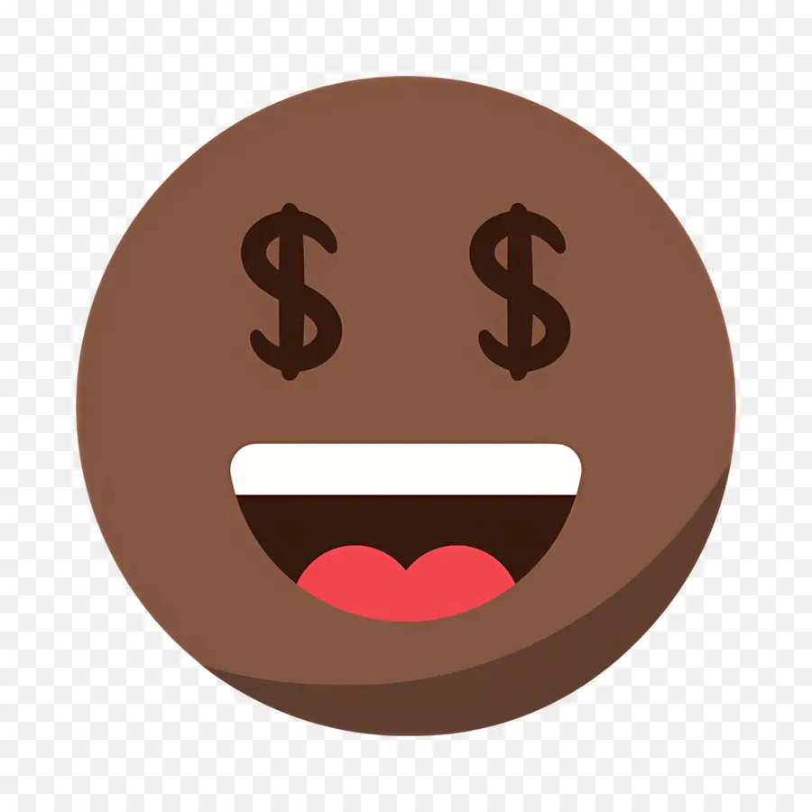 Uang Emoji，Emoji Mata Dolar PNG