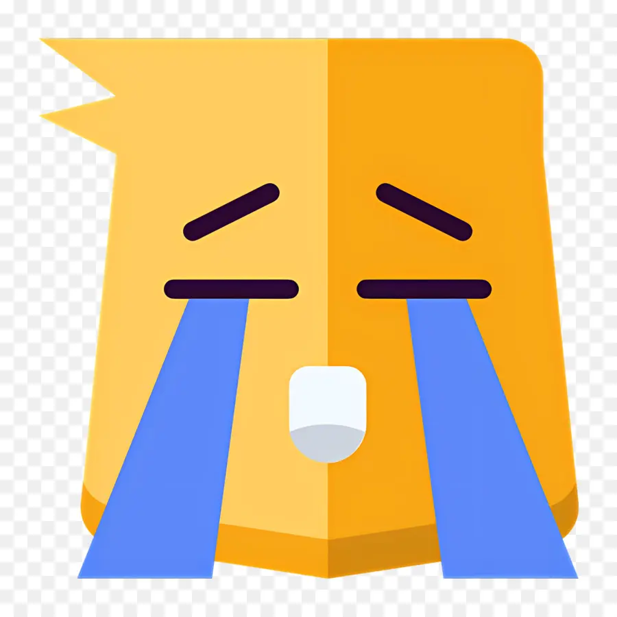 Emoji Menangis，Emoji Kotak Menangis PNG