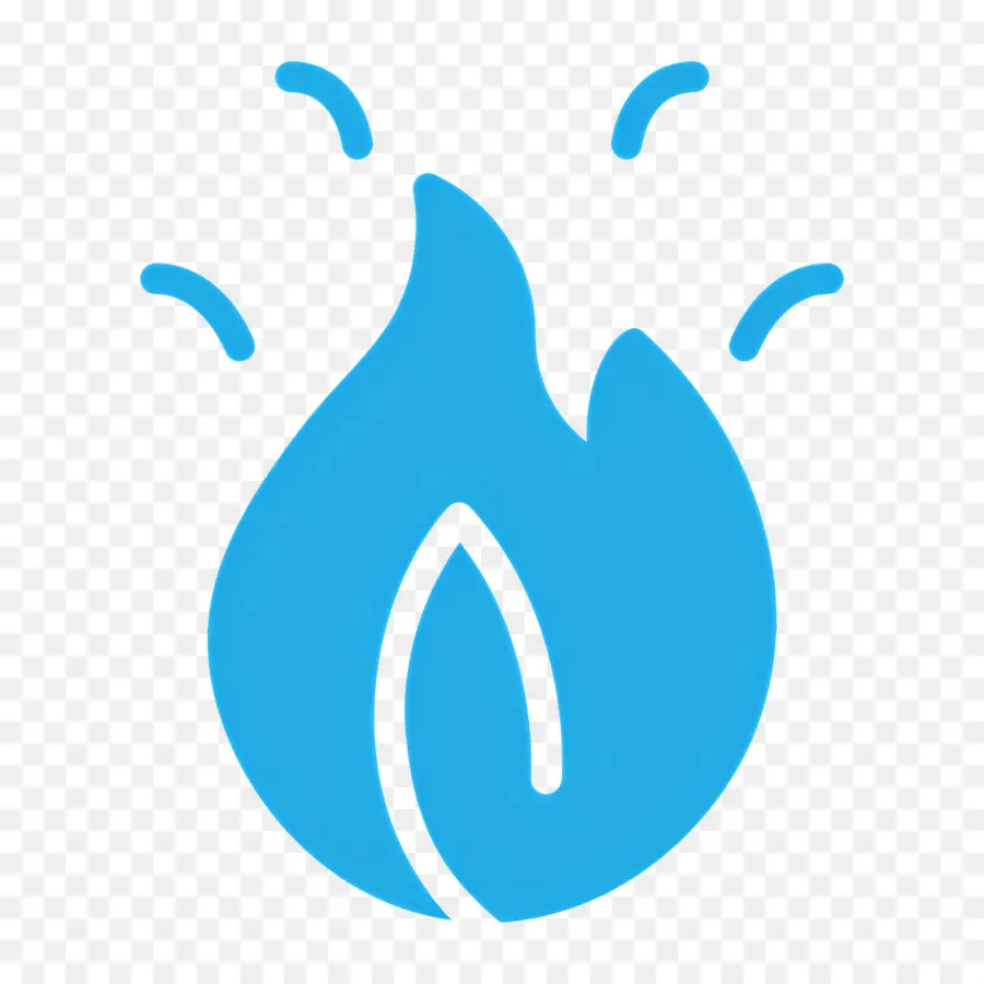 Emoji Api，Api Biru PNG